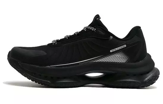 Кроссовки мужские с низким верхом, черный/серебряный 361°