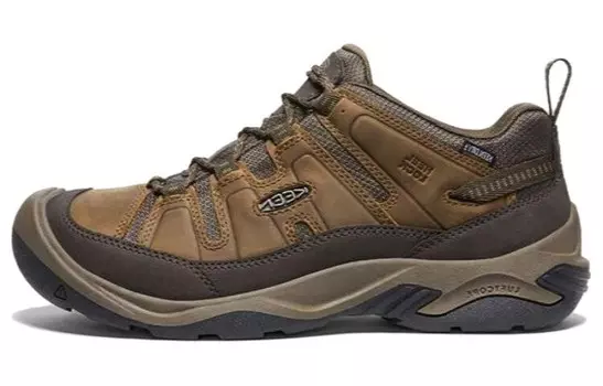 Кроссовки мужские с низким верхом цвета хаки/полосатый Keen