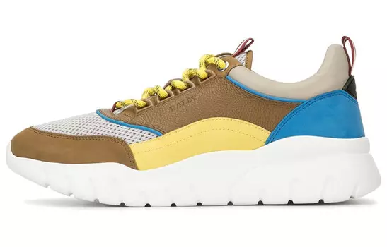 Кроссовки мужские с низким верхом цвета хаки Bally