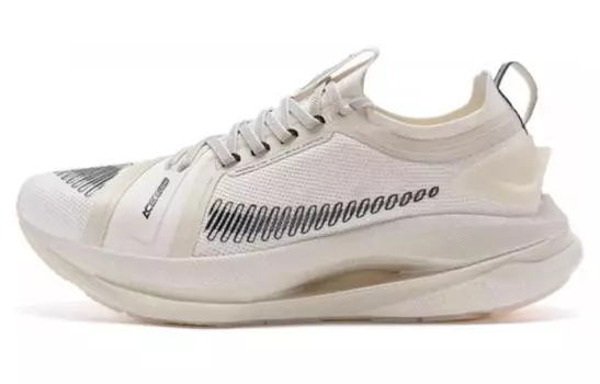 Кроссовки мужские с низким верхом цвета слоновой кости, розовые/черные Xtep