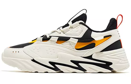 Кроссовки мужские с низким верхом цвета слоновой кости/черного цвета Erke