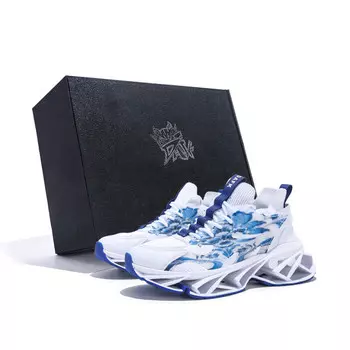 Кроссовки мужские с низким верхом Dafk, цвет Blue and White Porcelain