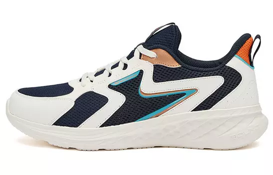 Кроссовки мужские с низким верхом Feather белый/черный Shadow Blue 361°