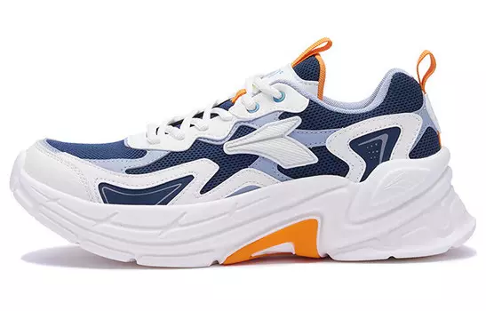 Кроссовки мужские с низким верхом Feather White/чернильно-синие 361°