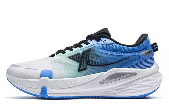 Кроссовки мужские с низким верхом флуоресцентные светло-бирюзовые/морской небесно-голубой Xtep