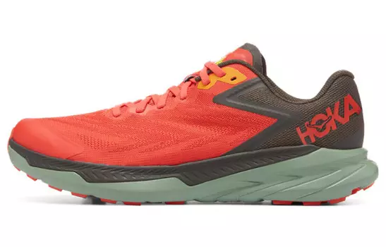 Кроссовки мужские с низким верхом красные/зеленые Hoka One One