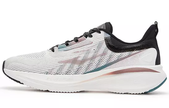 Кроссовки мужские с низким верхом микрокристаллические белые/орто-черные Erke