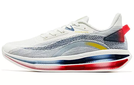 Кроссовки мужские с низким верхом микрокристаллические белый/темно-синий Erke