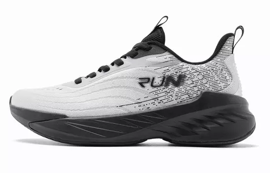 Кроссовки мужские с низким верхом Mist серо-черные Qiaodan