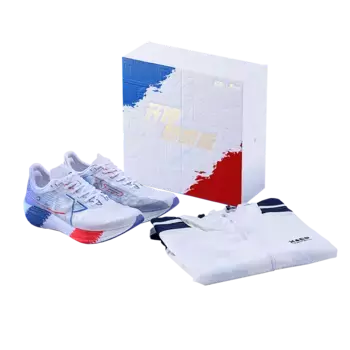 Кроссовки мужские с низким верхом, новые, белые/солнечно-голубые/лазерно-красные Xtep