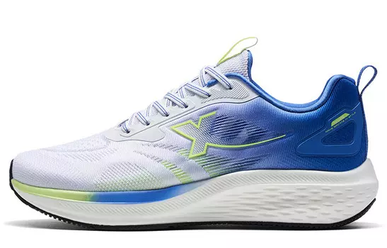 Кроссовки мужские с низким верхом, новые, белые/цветные, Finch Blue Xtep