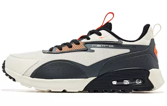 Кроссовки мужские с низким верхом Oak Bud Белый/угольно-серый/флуоресцентный огненно-оранжевый Erke