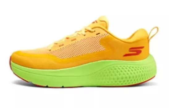 Кроссовки мужские с низким верхом оранжевые/зеленые Skechers