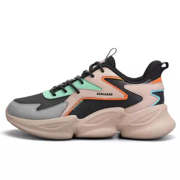 Кроссовки мужские с низким верхом песочно-коричневые/черные Qiaodan