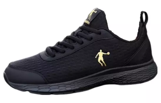 Кроссовки мужские с низким верхом Qiaodan, цвет Black/Gold