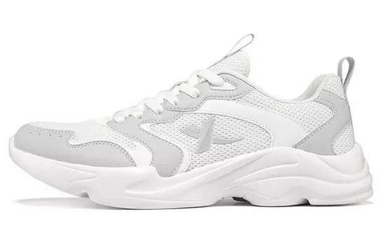 Кроссовки мужские с низким верхом Sail белые/лунный салатовый Xtep