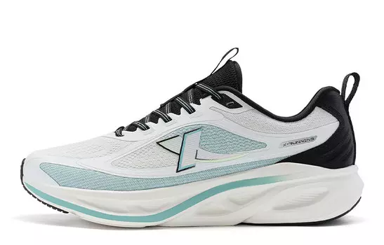 Кроссовки мужские с низким верхом Sail Белый/вода Небесно-голубой/черный Xtep