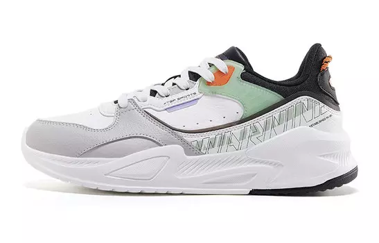 Кроссовки мужские с низким верхом Sail Белый/голубиный серый/черный Xtep