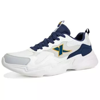 Кроссовки мужские с низким верхом Sail Белый/светло-серый/темно-синий Xtep