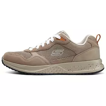 Кроссовки мужские с низким верхом серо-коричневые Skechers