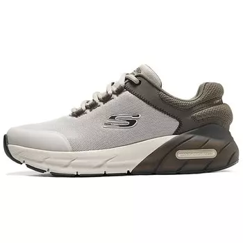 Кроссовки мужские с низким верхом серо-коричневые Skechers
