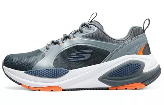 Кроссовки мужские с низким верхом серые/разноцветные Skechers