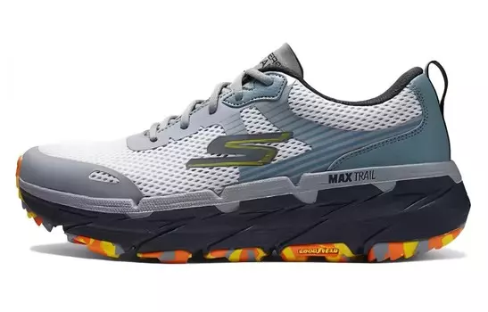 Кроссовки мужские с низким верхом серые/разноцветные Skechers