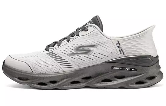 Кроссовки мужские с низким верхом серые/угольно-серые Skechers