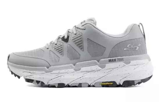 Кроссовки мужские с низким верхом светло-серые Skechers