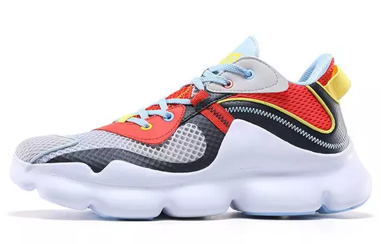 Кроссовки мужские с низким верхом светло-серые/темно-синие Peak