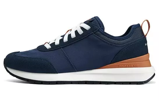 Кроссовки мужские с низким верхом темно-синие Skechers
