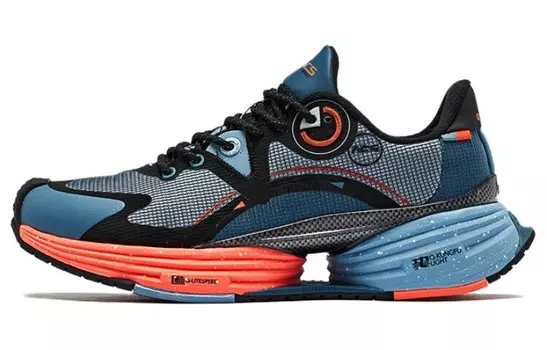 Кроссовки мужские с низким верхом Turbidity Blue/Vitality Orange Qiaodan