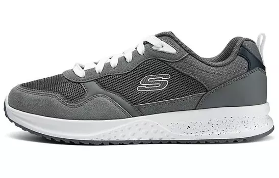 Кроссовки мужские с низким верхом, угольно-серые Skechers