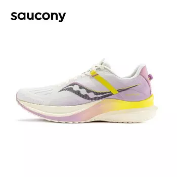 Кроссовки мужские Saucony Tempus для бега со стабильной поддержкой и амортизацией, кремовый/розовый