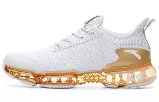Кроссовки мужские SEEED Low-top белые/золотые Anta