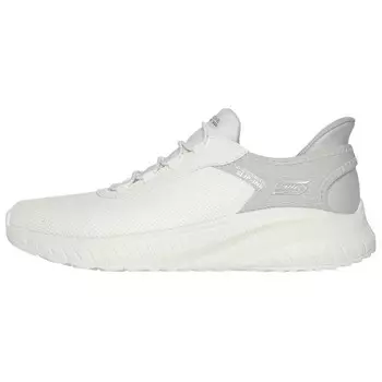 Кроссовки мужские Slip Ins с низким верхом, белые/серые Skechers
