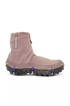 Кроссовки мужские Snowclog Advanced Salomon, цвет Iron, Silver Cloud, & Clematis Blue