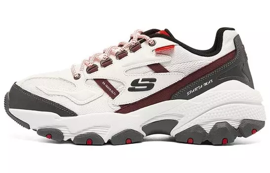 Кроссовки мужские Sparta-Max Chunky с низким верхом, белые/красные/коричневые Skechers