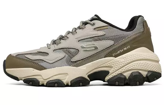 Кроссовки мужские Sparta-Max с низким верхом, оливкового цвета Skechers