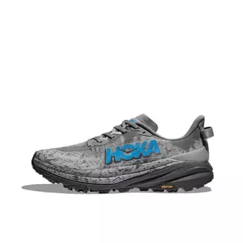 Кроссовки мужские SPEEDGOAT 6 с низким верхом Galactic Grey / Hot Blue Hoka One One