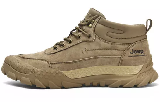 Кроссовки мужские среднего размера цвета хаки Jeep