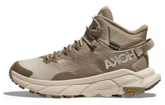 Кроссовки мужские среднего размера коричневые Hoka One One