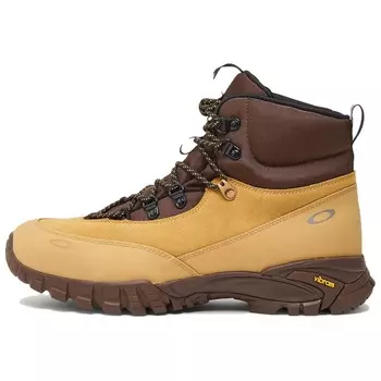 Кроссовки мужские среднего размера коричневые/желтые Oakley