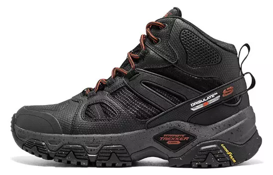 Кроссовки мужские среднего размера темно-серые Skechers