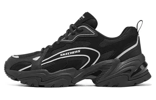 Кроссовки мужские Stamina V2 с низким верхом, черные Skechers