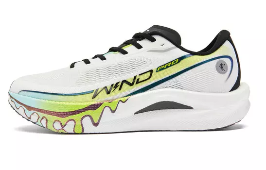 Кроссовки мужские Strong Winds 2.0 PRO с низким верхом White Lime Green Qiaodan