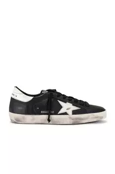Кроссовки мужские Superstar Low Golden Goose, цвет Black & White