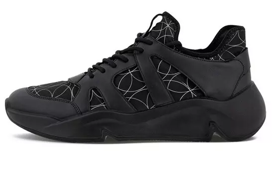 Кроссовки мужские Tide Fun Chunky с низким верхом черного цвета Ecco