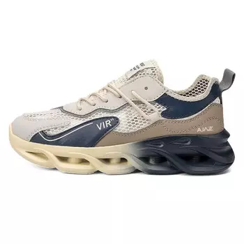 Кроссовки мужские толстые низкие Ajpap, бежевый