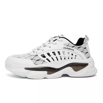 Кроссовки мужские толстые низкие Amicniegd, черный